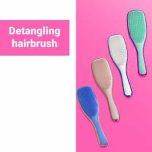 Detangling hairbrush