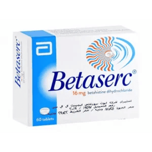 Betaserc Dizziness And Circulatory Disorders 16mg 60tab Pz5s 01668346830