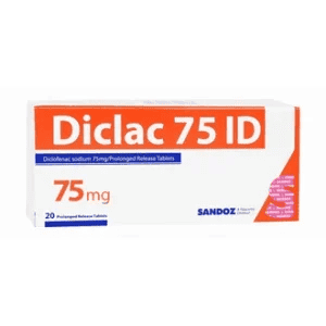 Diclac General Pain Reliever 75mg 20tab C98a 01669037901