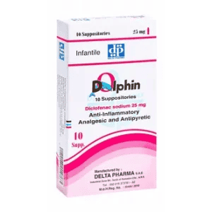 Dolphin Antirheumatic 25mg 10supp Ecto 01669043205
