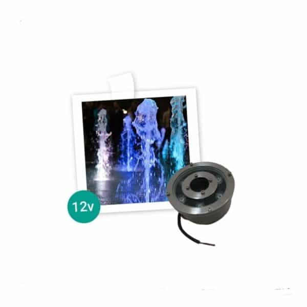 Multicolored fountain light